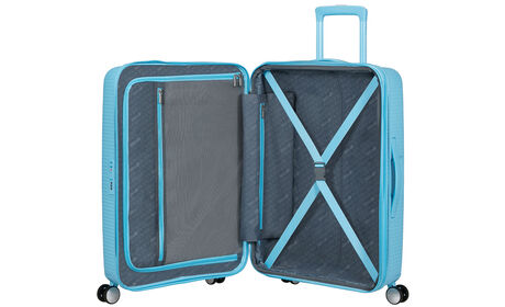 Innvendig organisering med en ekstra lomme med glidelås