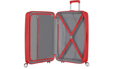 Innvendig organisering med en ekstra lomme med glidelås