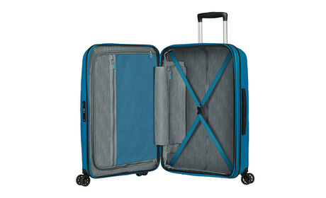 Innvendig organisering med en ekstra lomme med glidelås