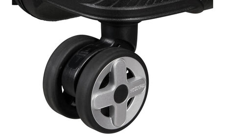 Shock absorbing double wheels