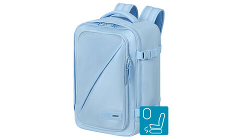 Oppfyller Ryanairs krav til størrelse for gratis håndbagasje om bord.