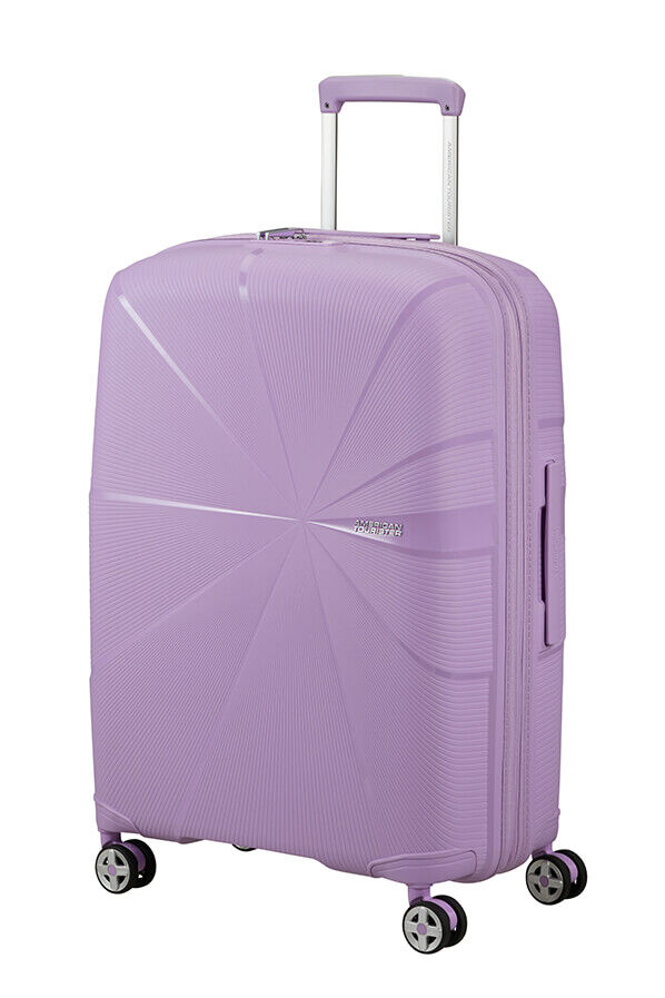 American Tourister Starvibe Spinner Expandable TSA 67cm Digital Lavender