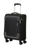 American Tourister Pulsonic Spinner Expandable 55cm  Asfalt Svart
