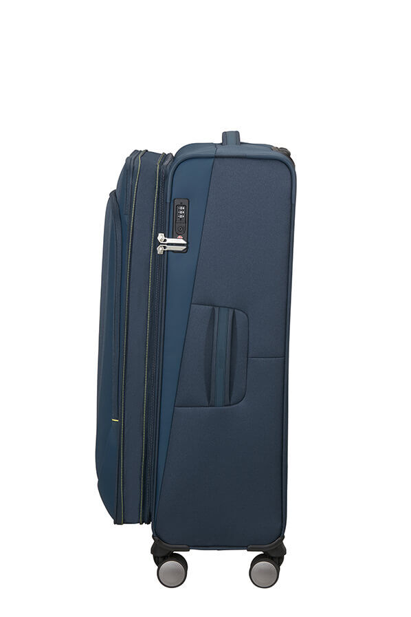 American Tourister Wanderlite Spinner EXP TSA L  Dark Navy