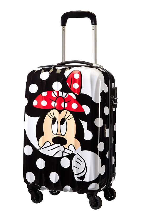 American Tourister Disney Legends 4-wheel cabin baggage Spinner suitcase 55x40x20cm Minnie Dots