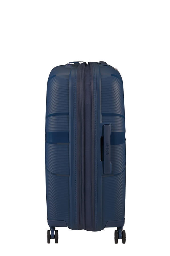 American Tourister Starvibe Spinner Expandable TSA 67cm Marinebl&aring;