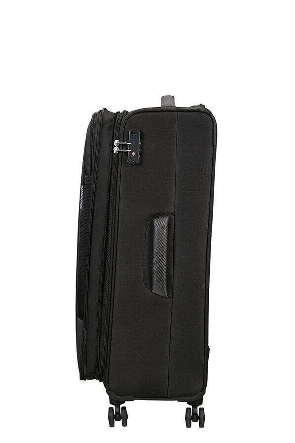American Tourister Pulsonic Spinner Expandable 81cm  Asfalt Svart