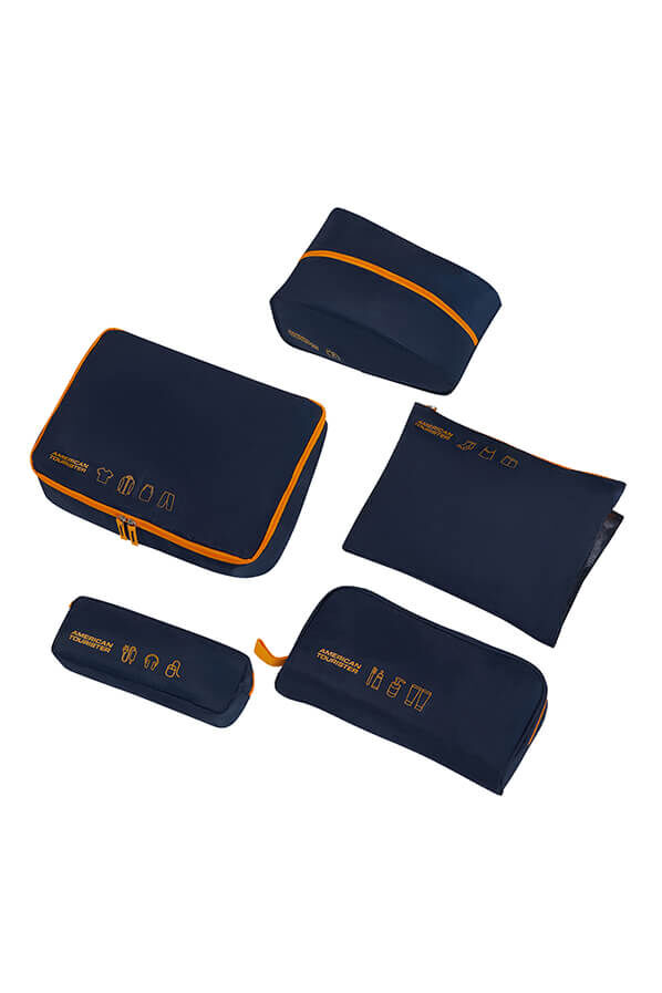 American Tourister American Tourist. Ta Packing Organizers 5Pcs  Marinebl&aring;/Oransje