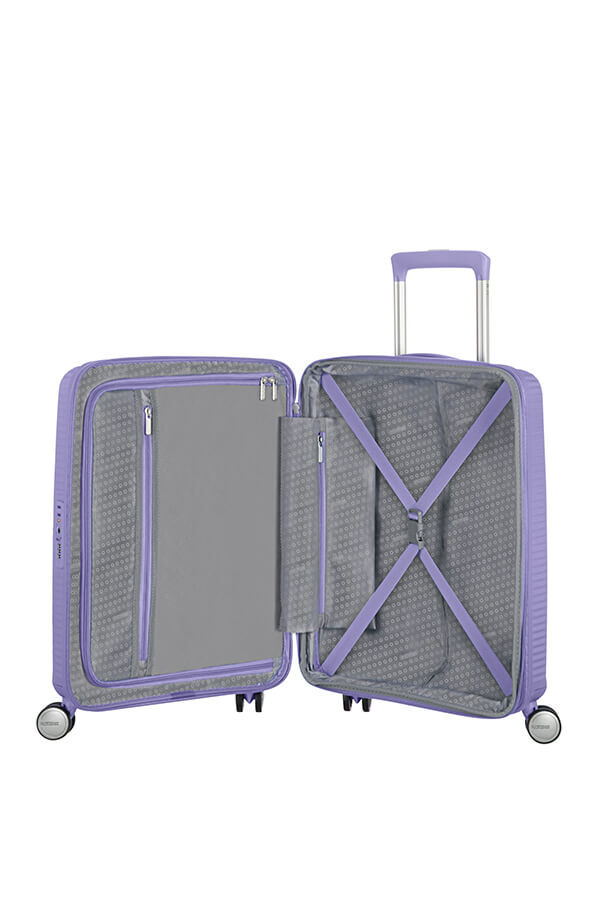 American Tourister Soundbox Spinner Expandable 55cm  Lavender
