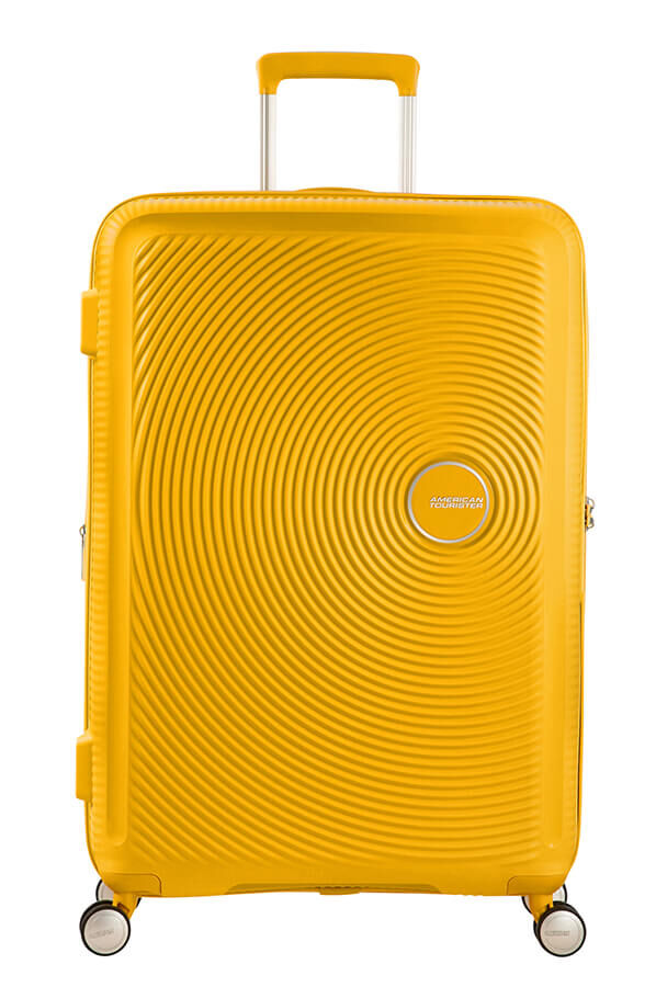 American Tourister Soundbox Spinner 55  Golden Yellow