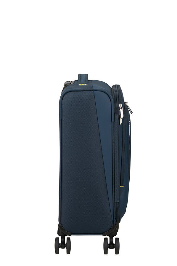 American Tourister Wanderlite Spinner TSA S  M&oslash;rk marine