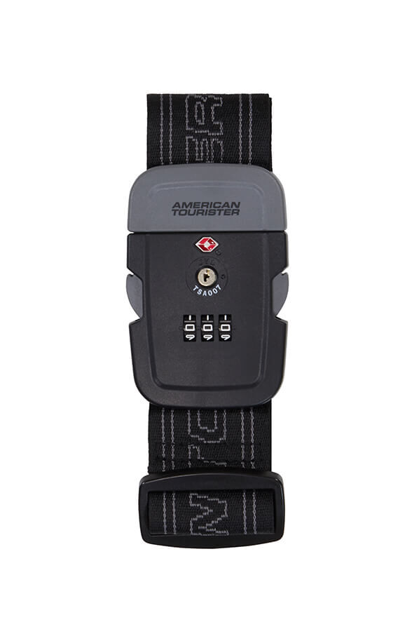 American Tourister American Tourist. Ta Luggage Belt TSA  Svart/Gr&aring;