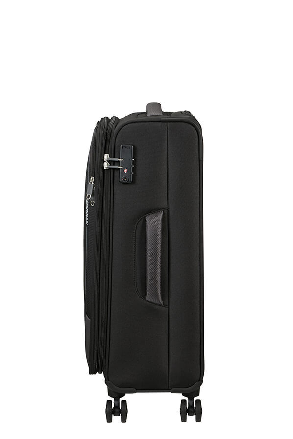 American Tourister Pulsonic Spinner Expandable 68cm  Asphalt Black