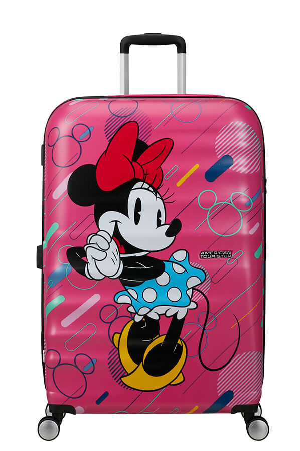American Tourister Disney Wavebreaker Spinner TSA Disney Fl 77cm  Minnie Future Pop