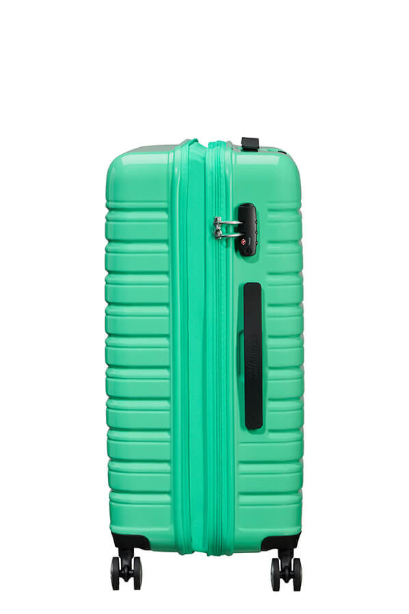 Flashline Pop Medium innsjekket | American Tourister Flashline Pop Spinner Exp TSA 67cm  Light Green