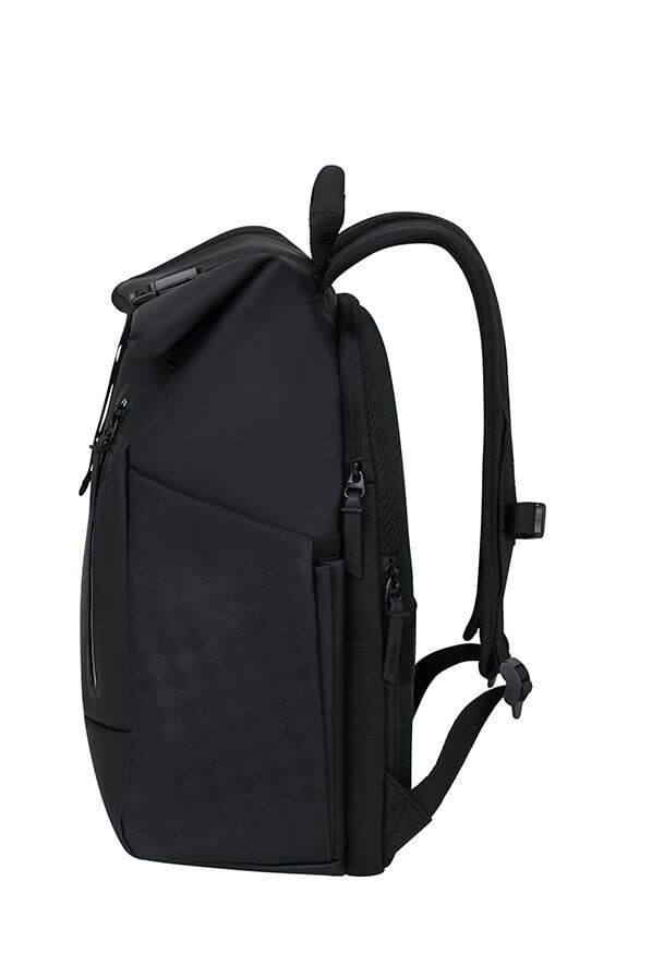 Urban Tide Backpack 14'' rolltop 14" | American Tourister Urban Tide Rolltop Laptop Backpack 14'  Black