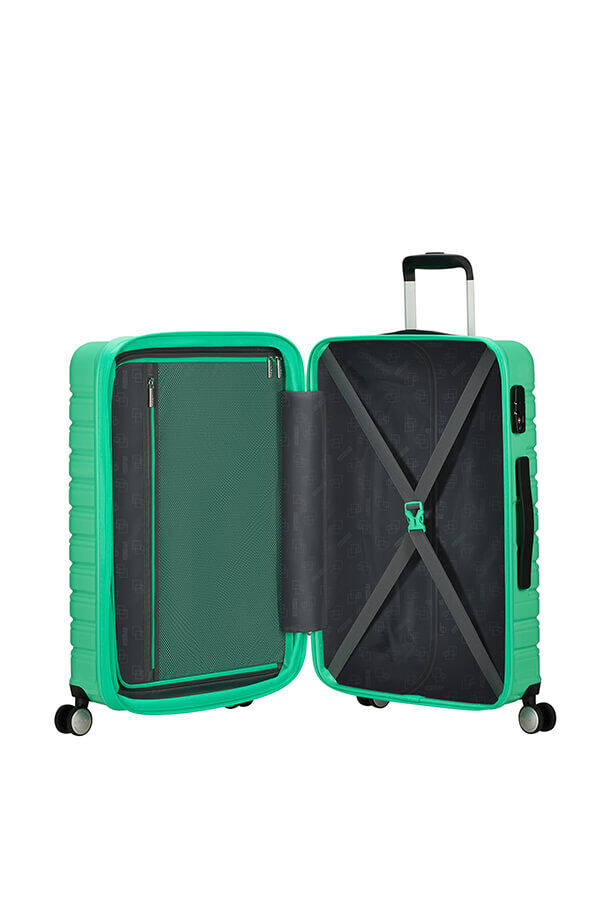 Flashline Pop Medium innsjekket | American Tourister Flashline Pop Spinner Exp TSA 67cm  Light Green