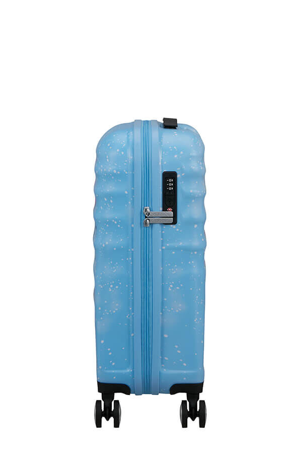 Disney Wavebreaker H&aring;ndbagasje | American Tourister Disney Wavebreaker Spinner TSA Disney Fl 55cm  Stitch Universe