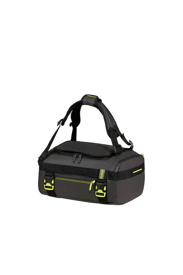 American Tourister Urban Track Duffle/Backpack Coated S  Black/Lime