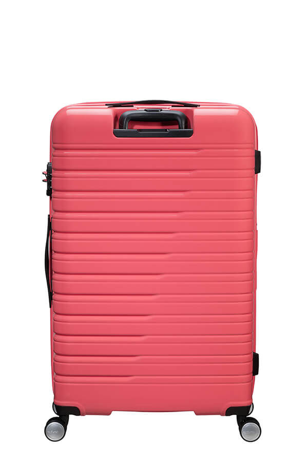 Flashline Pop Large innsjekket | American Tourister Flashline Pop Spinner Exp TSA 78cm  Coral Pink