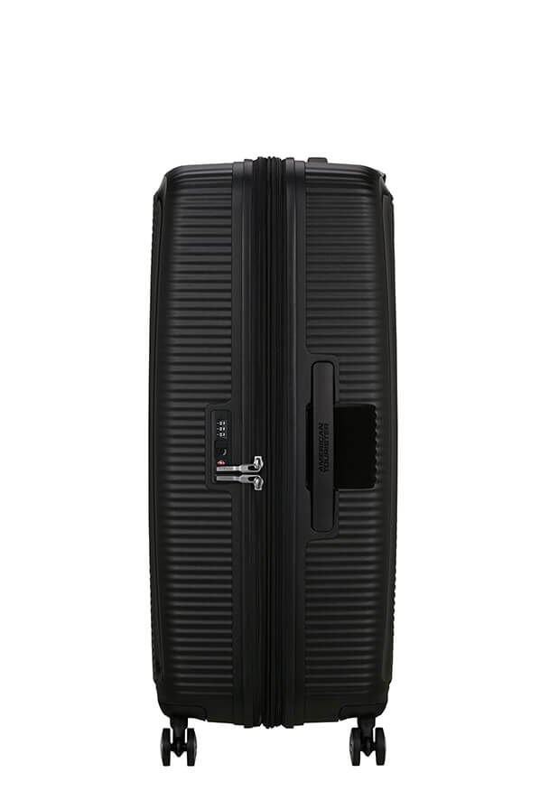 American Tourister SoundBox Spinner TSA Expandable 80cm  Dyp svart