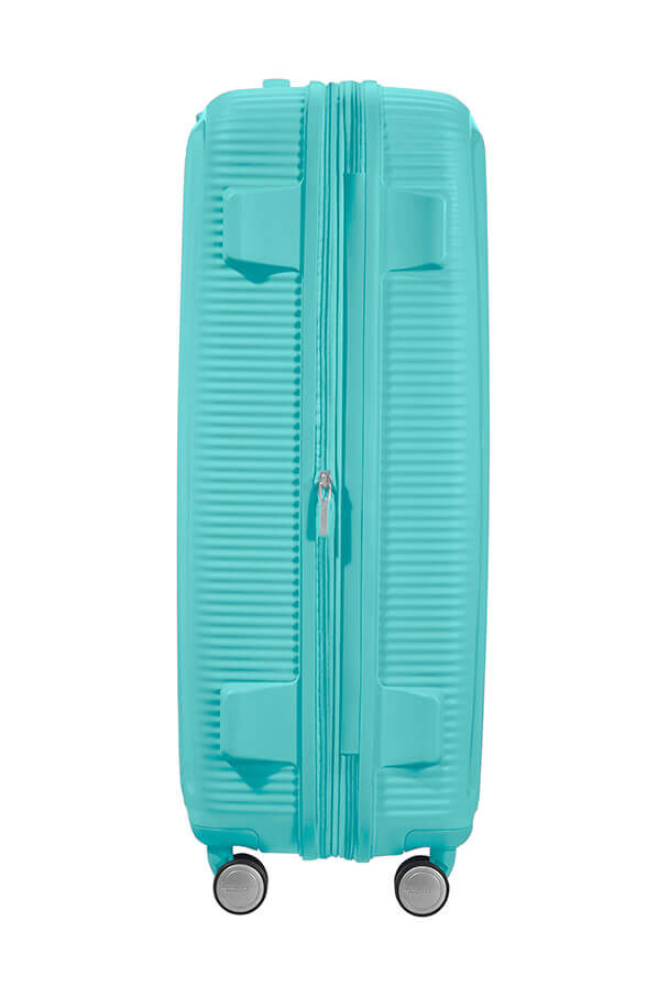 SoundBox Large innsjekket | American Tourister Soundbox Spinner TSA Expandable 77cm  Poolside Blue