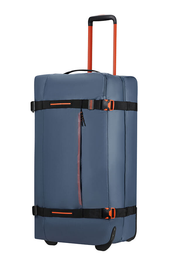 American Tourister Urban Track Duffle with Wheels Coated L  Marinebl&aring;/Oransje