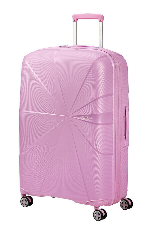 American Tourister StarVibe Spinner Expandable TSA 77cm  Metallic Pastel Lavender