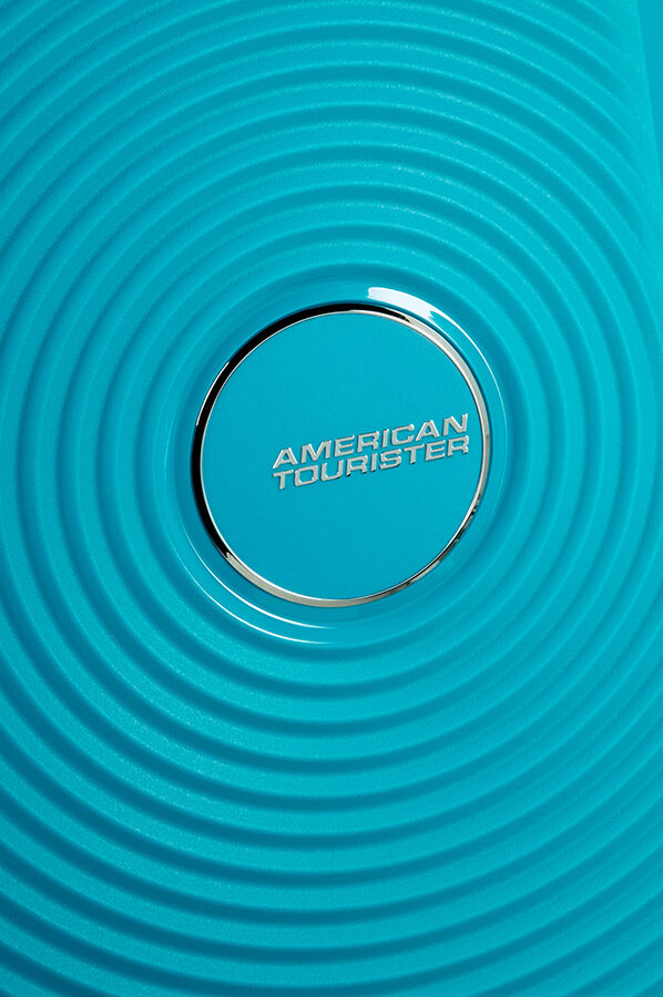 SoundBox Medium innsjekket | American Tourister Soundbox Spinner Expandable 67cm Summer Blue