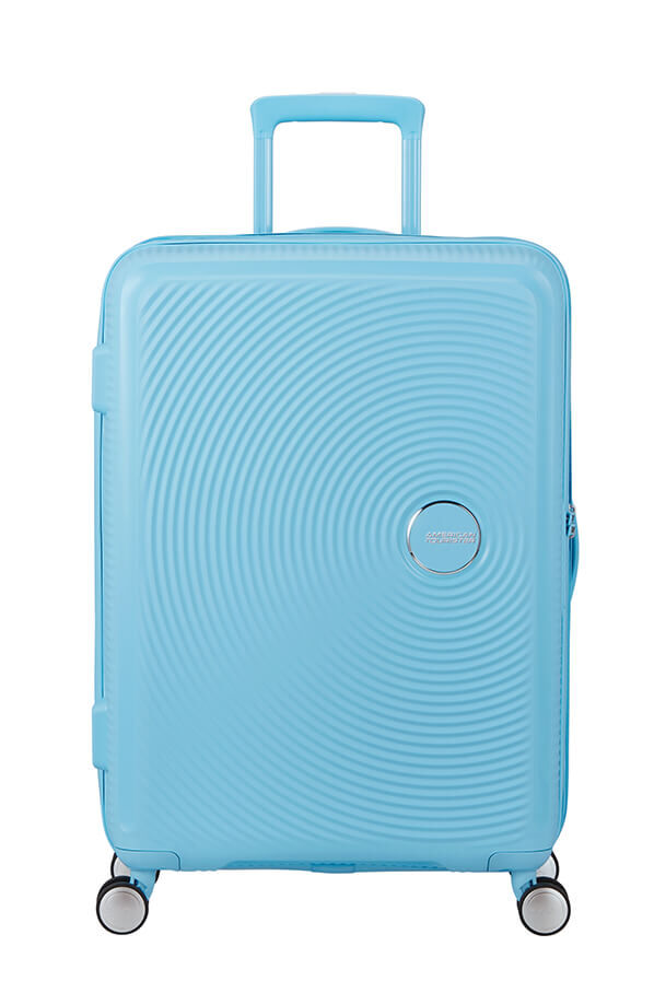 American Tourister SoundBox Spinner TSA Expandable 67cm  Blueberry Fizz