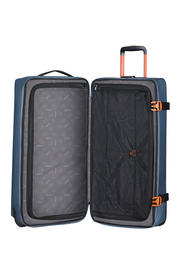 American Tourister Urban Track Duffle with Wheels Coated L  Marinebl&aring;/Oransje