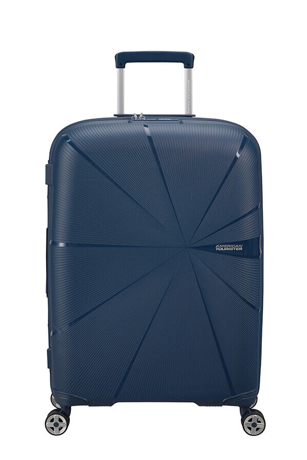 American Tourister Starvibe Spinner Expandable TSA 67cm Marinebl&aring;