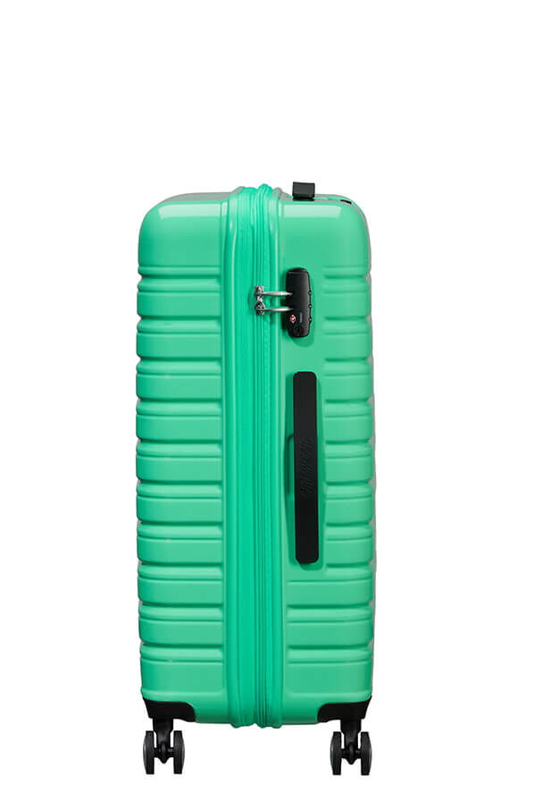 Flashline Pop Medium innsjekket | American Tourister Flashline Pop Spinner Exp TSA 67cm  Light Green