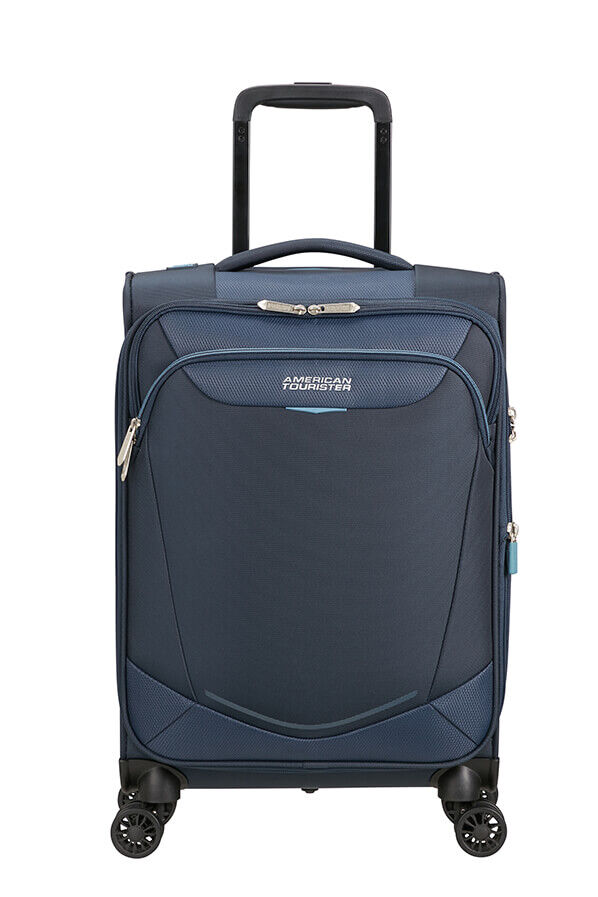 American Tourister SummerRide Spinner Expandable TSA 55cm L35  Marinebl&aring;