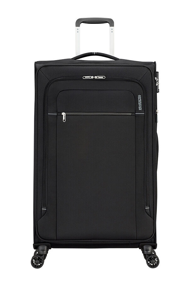 American Tourister Crosstrack Spinner Expandable 79cm  Black/Grey