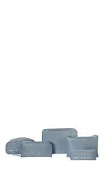 American Tourister Packing Organisers Set of 5 Packing Organisers | American Tourister American Tourist. Ta Packing Organizers 5Pcs  Stone Blue/Blue