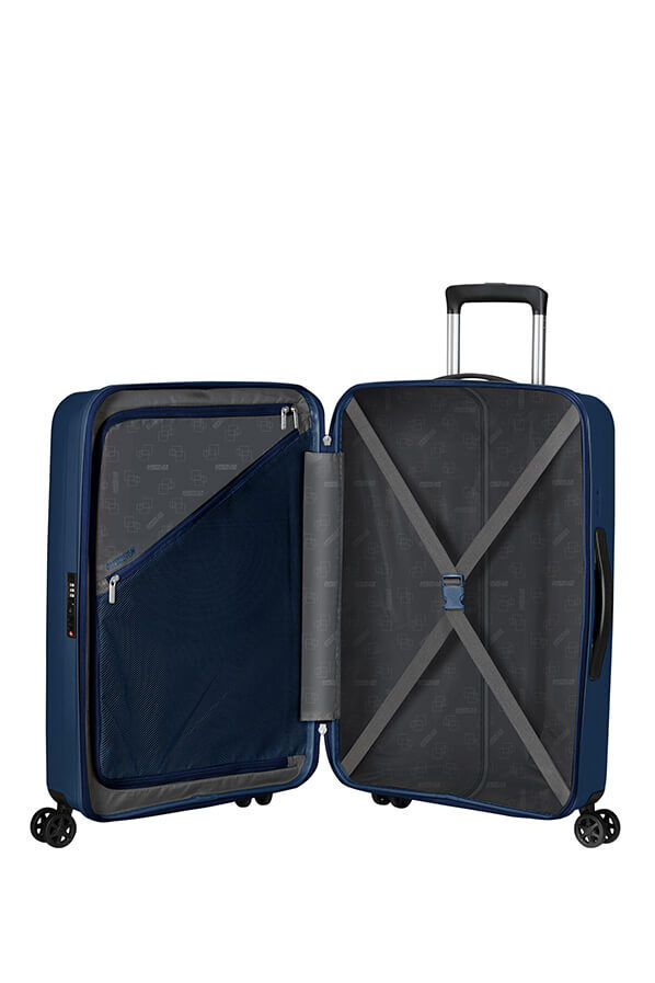 American Tourister Rejoy Spinner 68/25 Tsa 68  Navy Blue