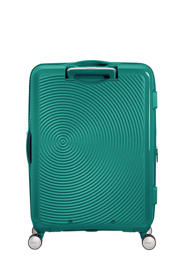 SoundBox Medium innsjekket | American Tourister Soundbox Spinner TSA Expandable 67cm  Forest Green