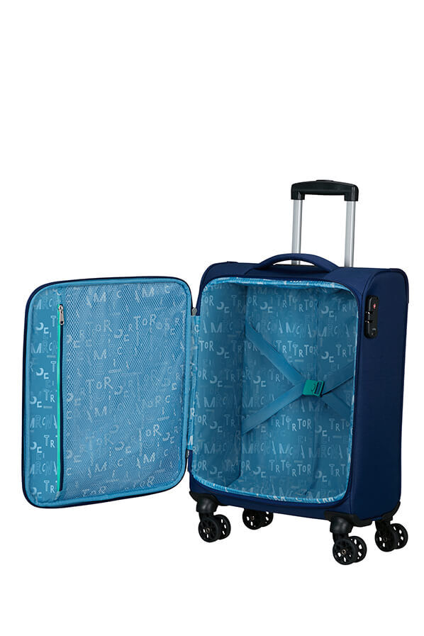 American Tourister Sea Seeker Spinner 55/20 Tsa 55 cm  Marinebl&aring;