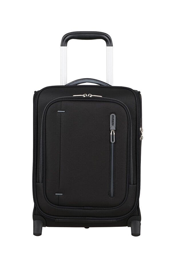 Cloudrider Koffert med 2 hjul S/M | American Tourister Cloudrider Upright Underseater Tsa  Sotsvart