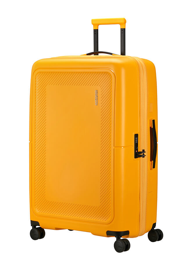 American Tourister DashPop Spinner Expandable TSA 77cm Golden Yellow