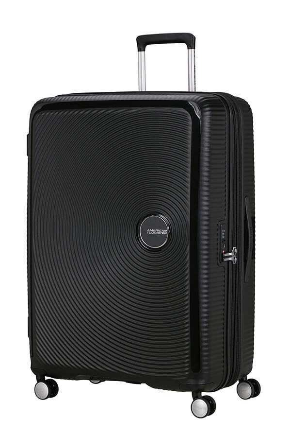 American Tourister SoundBox Spinner TSA Expandable 80cm  Dyp svart