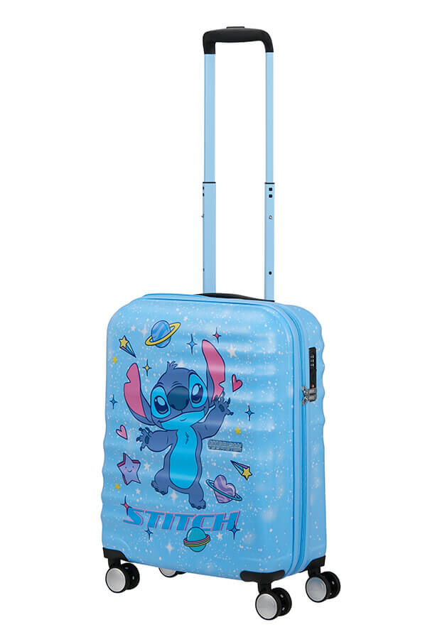 Disney Wavebreaker H&aring;ndbagasje | American Tourister Disney Wavebreaker Spinner TSA Disney Fl 55cm  Stitch Universe