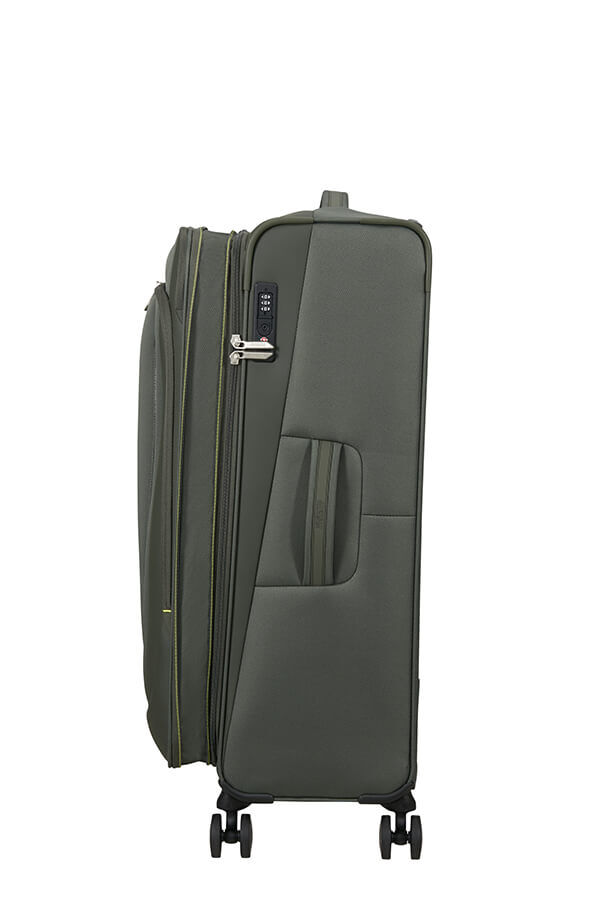 American Tourister Wanderlite Spinner EXP TSA L  Dark Khaki