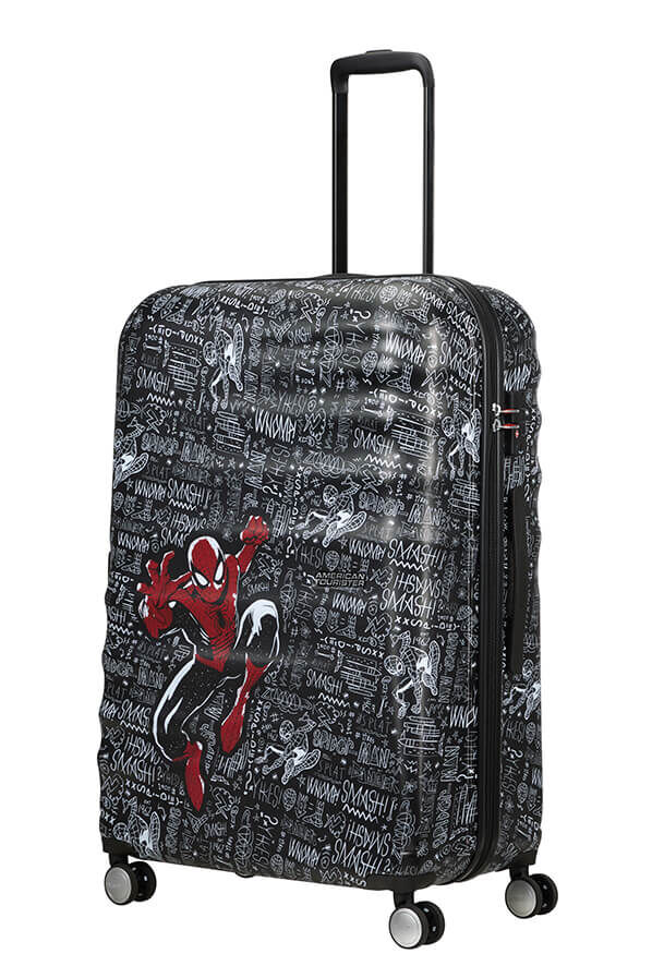 American Tourister Wavebreaker Disney Spinner 77cm  Spiderman Sketch