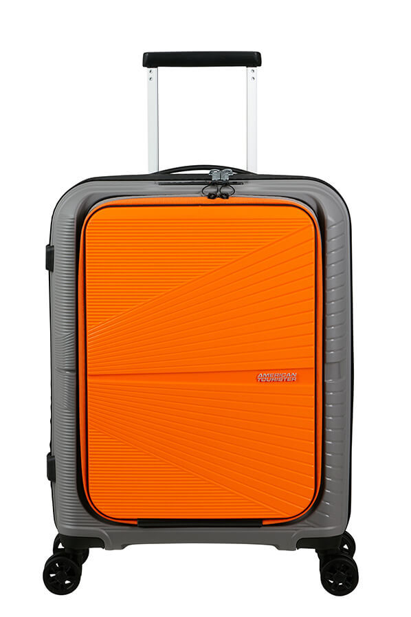 American Tourister Airconic Spinner Frontloader 15.6' 55cm  Grey/Orange
