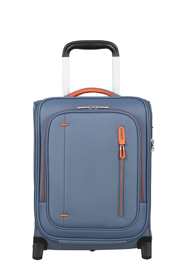 Cloudrider Koffert med 2 hjul S/M | American Tourister Cloudrider Upright Underseater Tsa  Gr&aring;bl&aring;