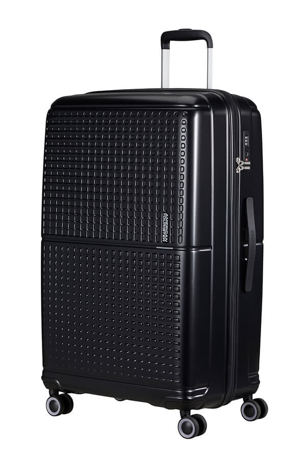 American Tourister Geopop Spinner 77/28 Tsa. 77cm  Shadow Black