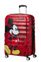 American Tourister Disney Wavebreaker Spinner TSA Disney Fl 77cm  Mikke Mus Rød