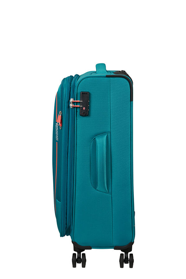 American Tourister Pulsonic Spinner Expandable 68cm  Stone Teal